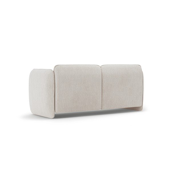 Kreminės spalvos sofa iš šenilinio audinio 168 cm Georgia – Micadoni -image-3