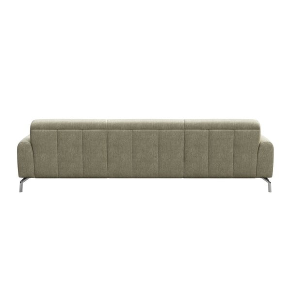 Šviesios smėlio spalvos sofa MESONICA Puzo, 240 cm-image-3