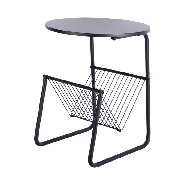 Iš metalo apvalios formos šoninis stalas ø 40 cm Riqueza Revista – Leitmotiv