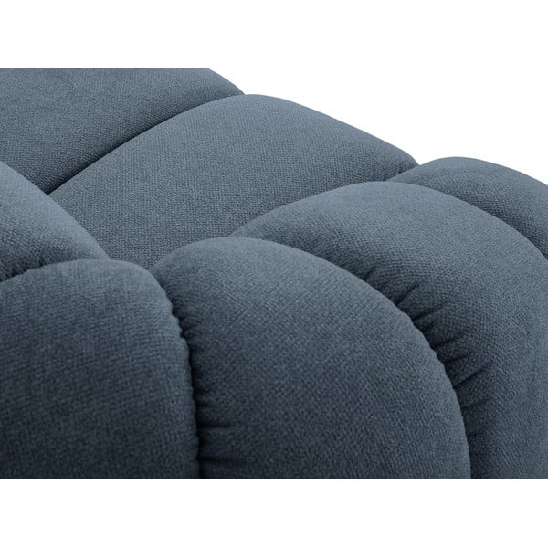Kampinė sofa mėlynos spalvos (su kairiuoju kampu) Diana – Micadoni -image-1