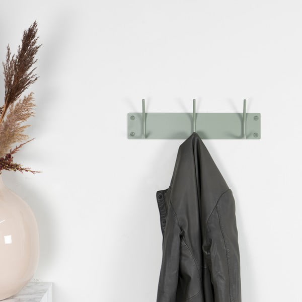 Pilkai žalios spalvos iš metalo sieninė lentyna 40 cm Fusion – Spinder Design-image-1