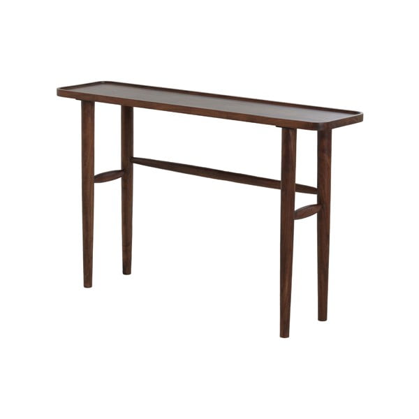 Iš akacijos masyvo konsolinis staliukas rudos spalvos 30x120 cm Qiano – Light & Living-image-2