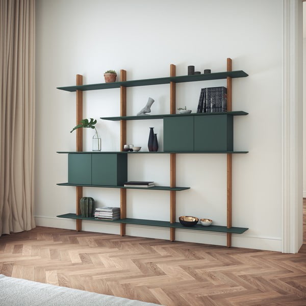 Žalia modulinė lentynų sistema 68,5x68,5 cm Bridge - Tenzo-image-3