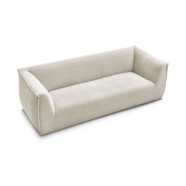 Smėlio spalvos sofa iš kordinio velveto 242 cm Giorgia – Bobochic Paris-image-3