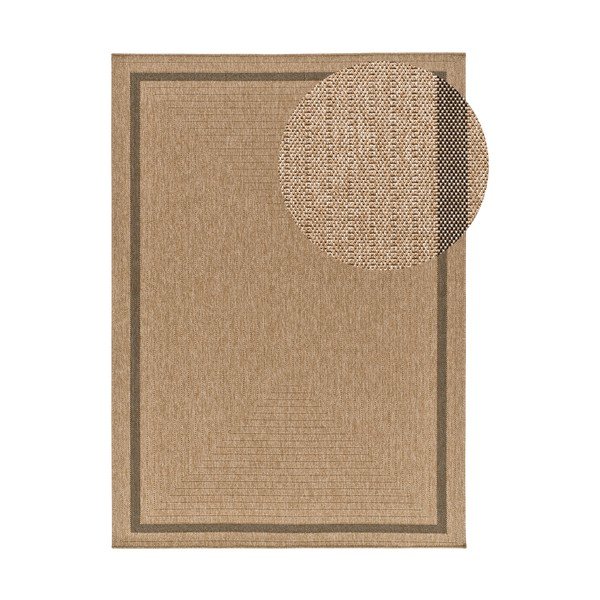 Natūralios spalvos lauko ir vidaus kilimas 120x170 cm Acra – Universal