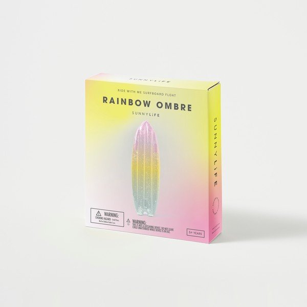 Pripučiamas gultas Sunnylife Ride With Me Rainbow Ombre-image-4