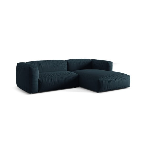 Modulinė kampinė sofa tamsiai mėlynos spalvos (su dešiniuoju kampu) Martina – Micadoni Home-image-3