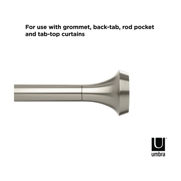 Plieninis ištraukiamas apvadas 91 - 183 cm Ella - Umbra-image-4