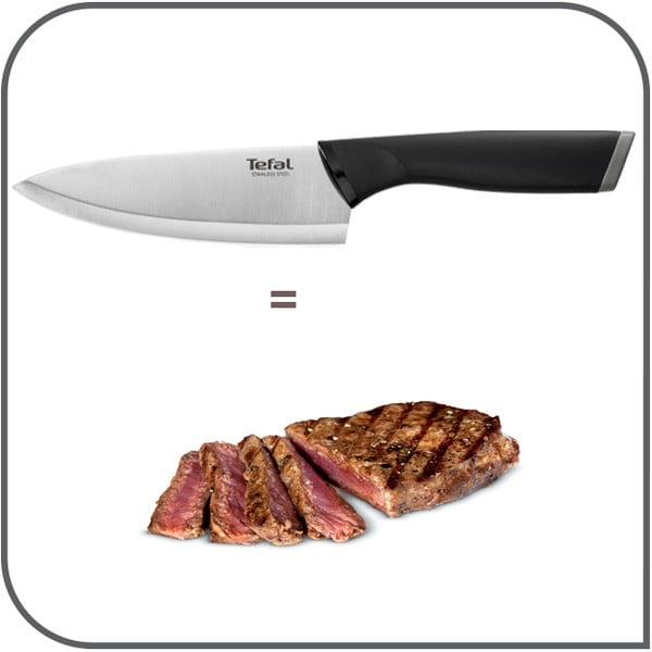 Nerūdijančio plieno virėjo peilis Comfort - Tefal-image-1