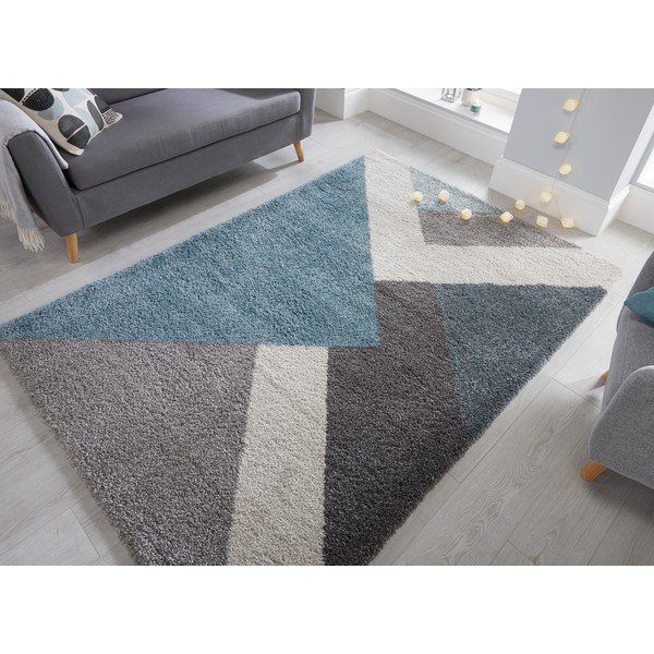 Mėlynai pilkas kilimas Flair Rugs Zula, 120 x 170 cm-image-4