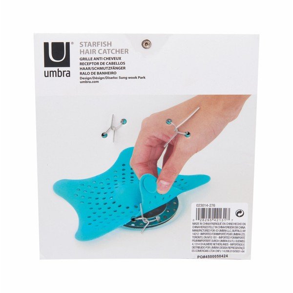 Mėlynas silikoninis vonios kištukas Umbra Starfish-image-4