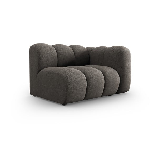Modulinė sofa tamsiai pilkos spalvos (su dešiniuoju kampu) Lupine – Micadoni Home-image-1