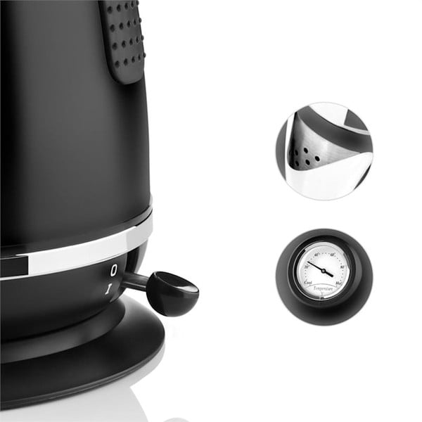 Juodos spalvos virdulys Klarstein Aquavita Chalet-image-3