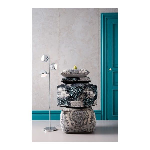 Chromuotas grindų šviestuvas "Kare Design Calotta-image-2