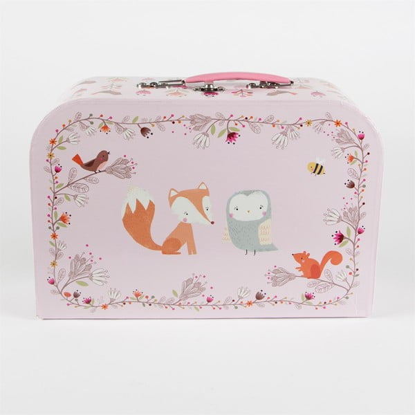 Vaikiškas rožinis iškylos dėklas Sass & Belle Woodland Friends-image-2