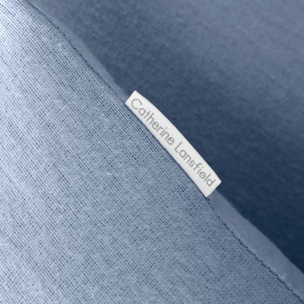 Šviesiai mėlynos spalvos iš flanelės dvigulė patalynė 200x200 cm Brushed – Catherine Lansfield-image-2