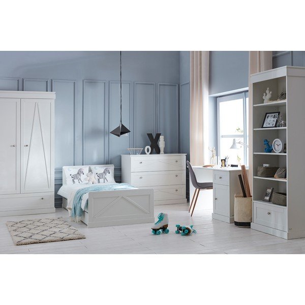 Vaikiška lova baltos spalvos 120x200 cm Marie – Pinio-image-1