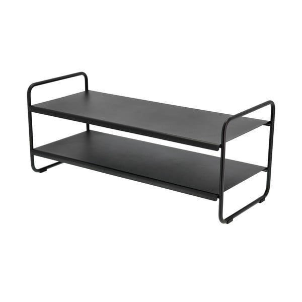 Juodos spalvos iš plieno batų lentyna 33x33x80 cm A-Shoe – Zone-image-3