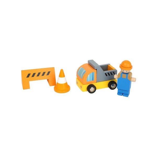 Legler Construction Vaikų medinis statybinis kranas-image-1