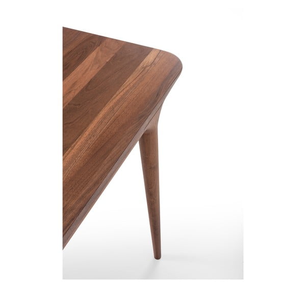Valgomojo stalas iš riešutmedžio 90x180 cm Fawn - Gazzda-image-3