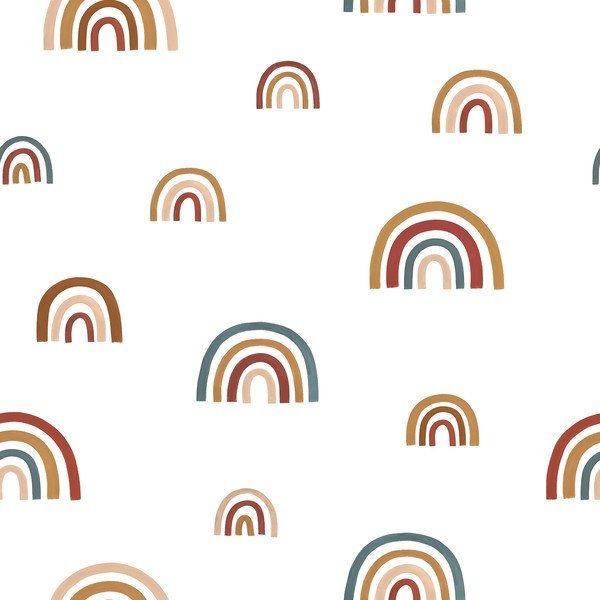 Vaikiški tapetai 10 m x 50 cm Goodlooking Rainbows – Lilipinso