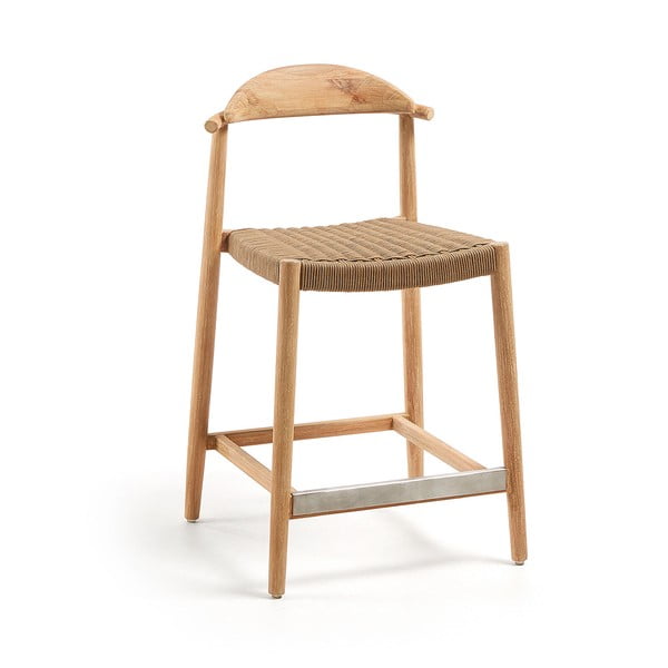 Baro kėdė iš eukalipto medienos Kave Home Glynis