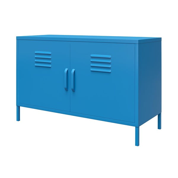 Mėlyna metalinė spintelė Novogratz Cache, 100 x 64 cm-image-2