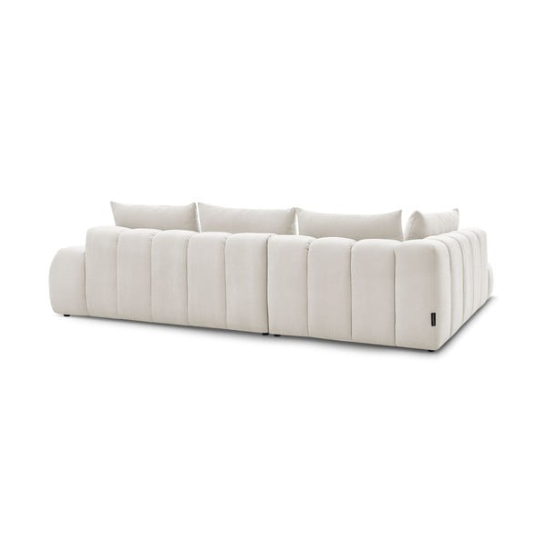 Kampinė sofa baltos spalvos (su kairiuoju kampu) Everest – Bobochic Paris-image-3