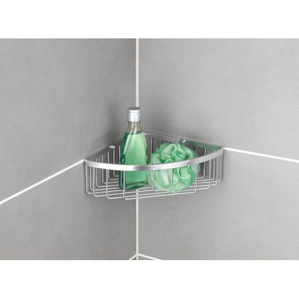 Sieninė kampinė vonios kambario lentyna Wenko Gomo-image-2