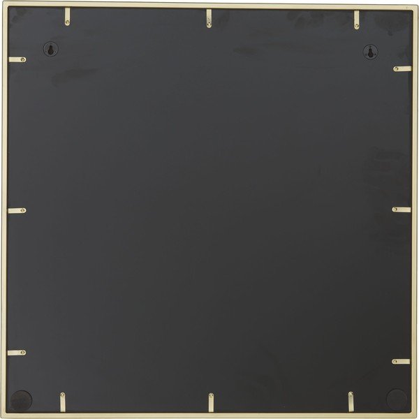 Sieninis veidrodis su metaliniu rėmu aukso spalvos Westwing Collection Clarita, 70 x 70 cm-image-1