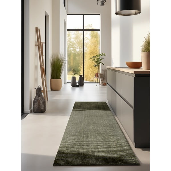 Kilimas iš džiuto khaki spalvos 80x200 cm Bouclé – Hanse Home-image-1