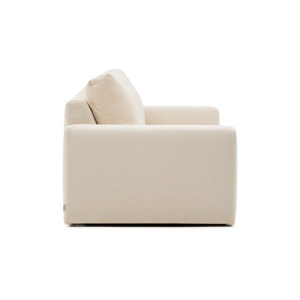 Smėlio spalvos sofa iš šenilinio audinio 220 cm Alea – Kave Home-image-3