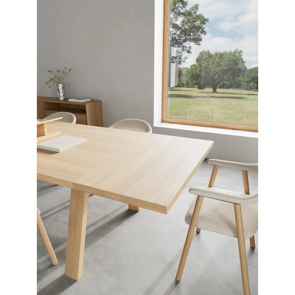 Stalo prailginimai 2 vnt. iš medienos lukšto 50x100 cm Lamberth – Actona-image-1