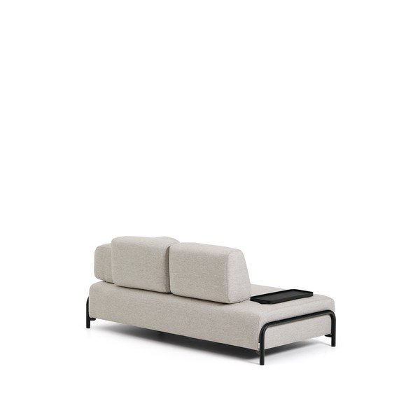 Pilkai smėlinės spalvos sofa 200 cm Compo – Kave Home-image-4