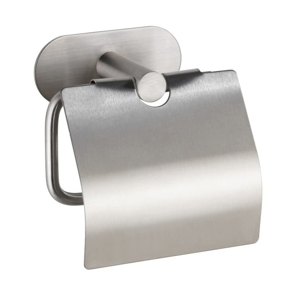 Nerūdijančio plieno tualetinio popieriaus laikiklis be gręžimo Wenko Turbo-Loc® Orea Cover