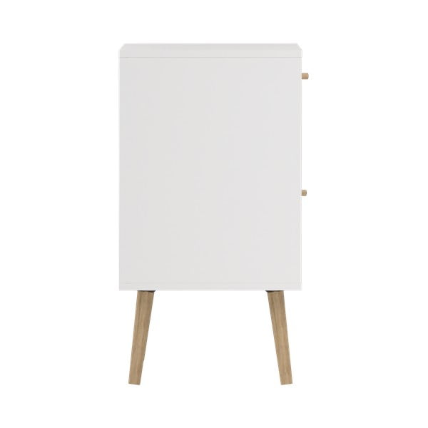 Naktinis staliukas baltos spalvos Bodo – Tvilum-image-3