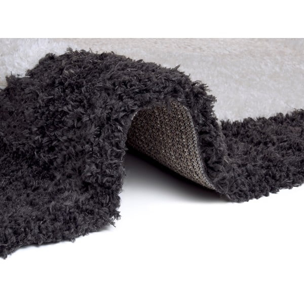 Kilimas juodos ir baltos spalvos 80x150 cm – Elle Decoration-image-2