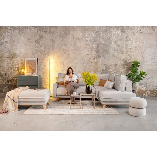 Kreminės spalvos kilimas 80x150 cm Routa – Universal-image-3