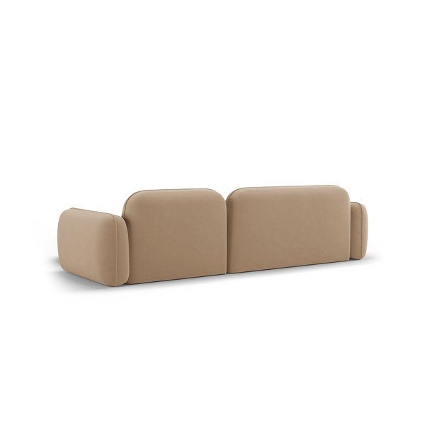 Iš velveto kampinė sofa smėlio spalvos (su dešiniuoju kampu) Audrey – Interieurs 86-image-3
