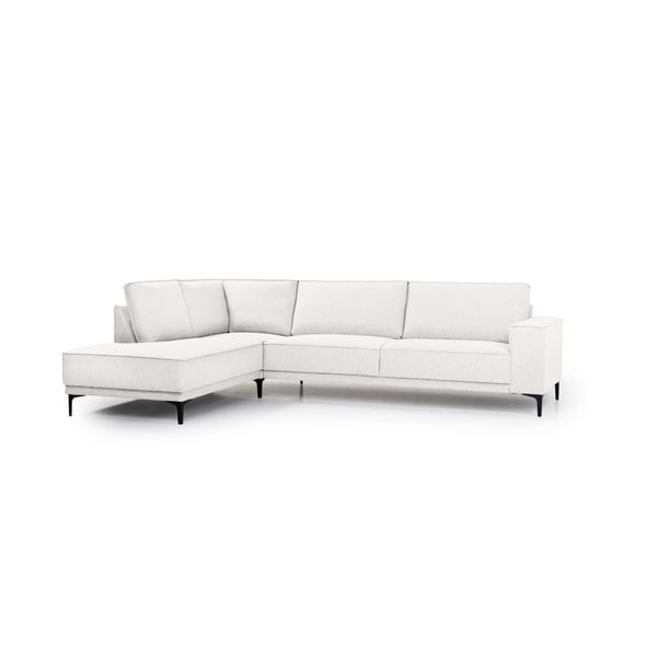 Kampinė sofa baltos spalvos/smėlio spalvos (su kairiuoju kampu) Copenhagen – Scandic-image-2