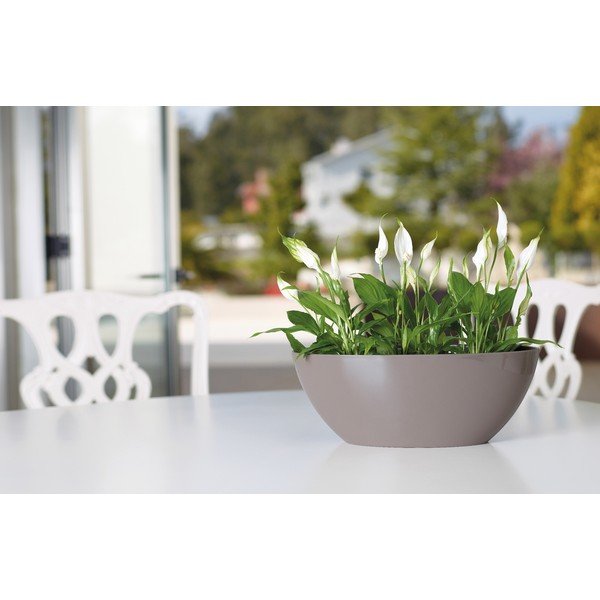 Iš perdirbto plastiko vazonas gėlėms 35 cm Bahia – Artevasi-image-2