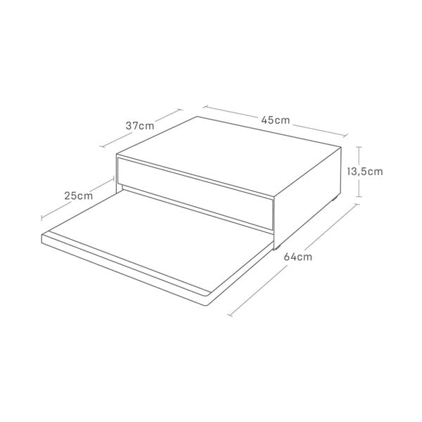 Iš metalo papildoma virtuvės lentyna Tower – YAMAZAKI-image-2