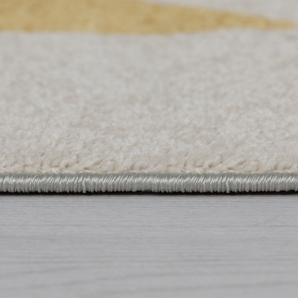 Pilkos ir geltonos spalvos kilimas "Flair Rugs Urban Triangle", 133 x 185 cm-image-2