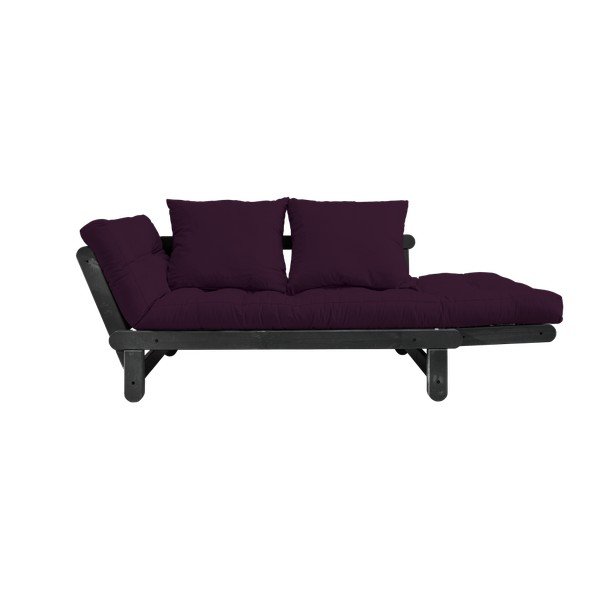 Kintama sofa "Karup Beat" juoda/ violetinė slyva-image-1