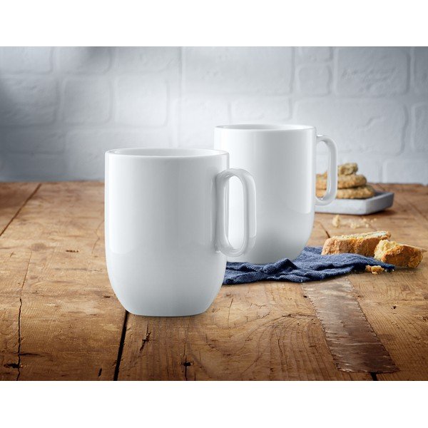Iš porceliano  puodeliai baltos spalvos 2 vnt. 380 ml Barista – WMF-image-1