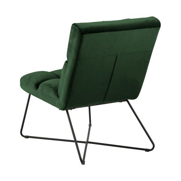 Iš velveto krėslas žalios spalvos Alba – Actona-image-3