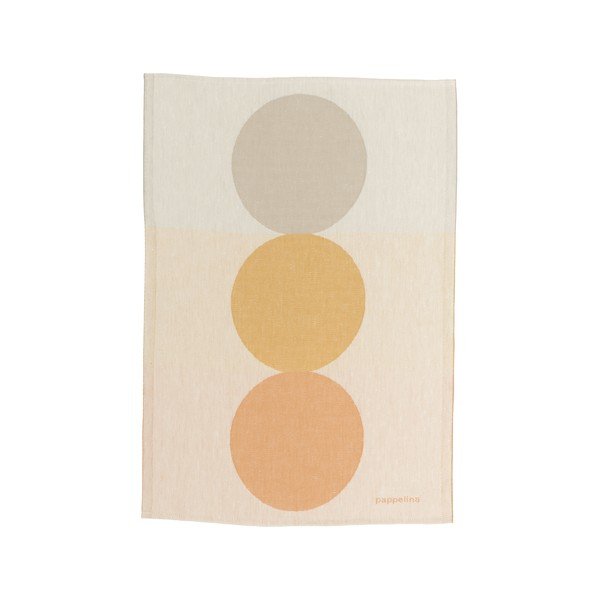 Iš lino mišinio virtuvės rankšluostis 46x66 cm Otto Ochre – Pappelina