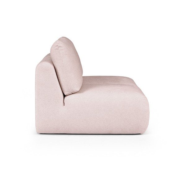 Šviesiai rožinės spalvos iš boucle sofa 164 cm Mirel – Rodier-image-3