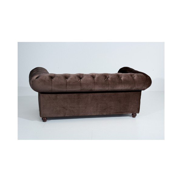 Tamsiai ruda "Max Winzer Orleans Velvet" sofa, 196 cm-image-3