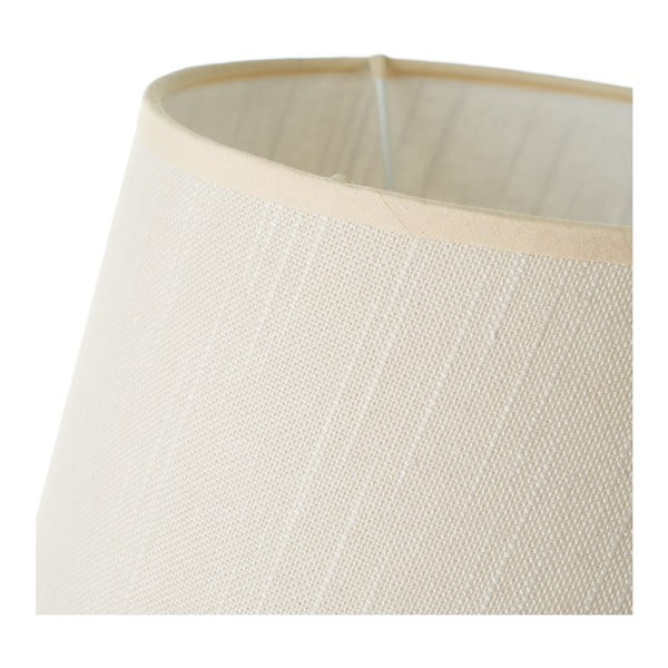 Stalinis šviestuvas juodos spalvos/kreminės spalvos su tekstiliniu gaubtu (aukštis 38,5 cm) – Casa Selección-image-2